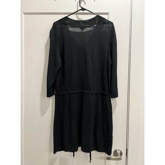 Max Mara Dress Black Size Large Made In Italy - Picture 2 of 6